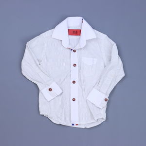 Elie Ballen Boys White Button Down Long Sleeve size: 2T